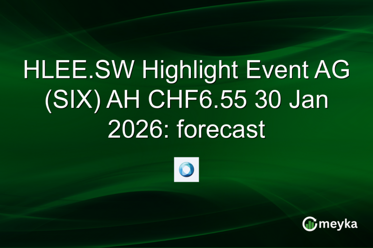 HLEE.SW Highlight Event AG (SIX) AH CHF6.55 30 Jan 2026: forecast