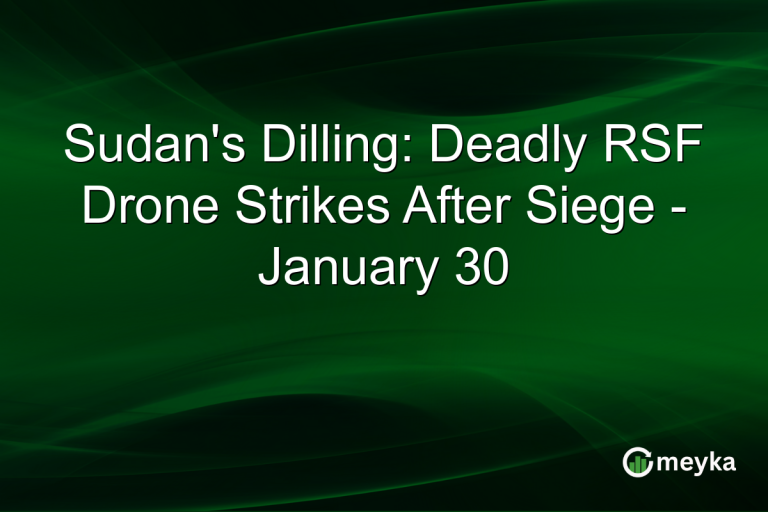 Sudan's Dilling: Deadly RSF Drone Strikes After Siege - January 30