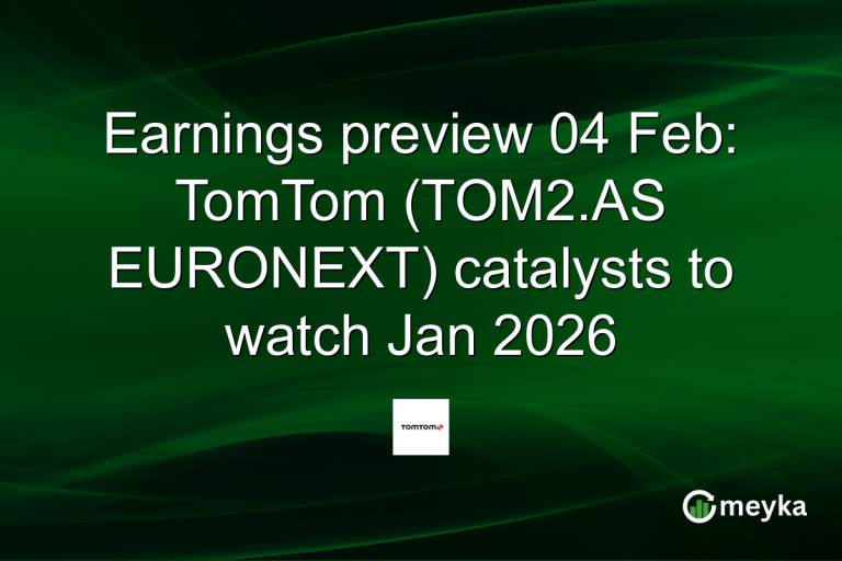 Earnings preview 04 Feb: TomTom (TOM2.AS EURONEXT) catalysts to watch Jan 2026