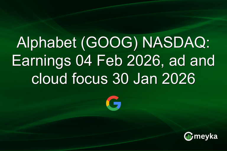 Alphabet (GOOG) NASDAQ: Earnings 04 Feb 2026, ad and cloud focus 30 Jan 2026