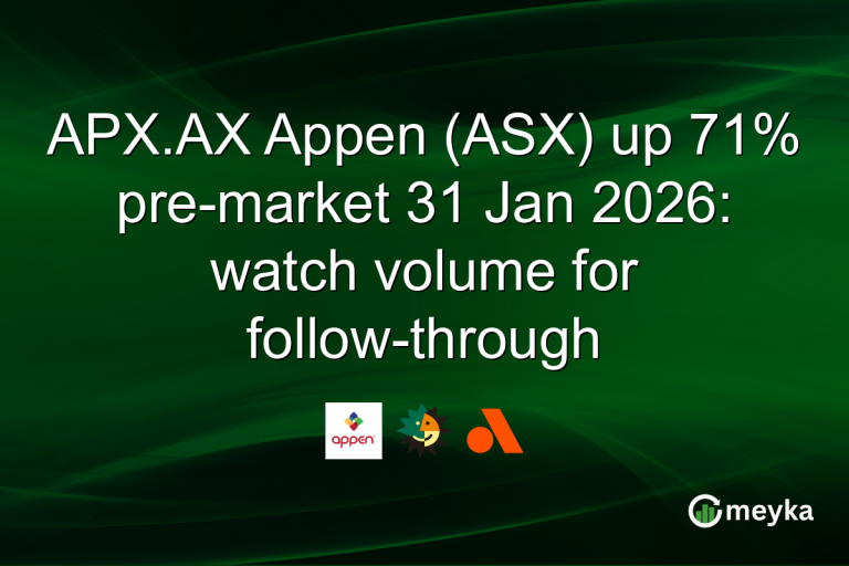 APX.AX Appen (ASX) up 71% pre-market 31 Jan 2026: watch volume for follow-through