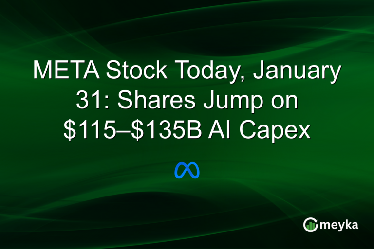 META Stock Today, January 31: Shares Jump on $115–$135B AI Capex
