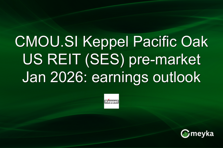 CMOU.SI Keppel Pacific Oak US REIT (SES) pre-market Jan 2026: earnings outlook