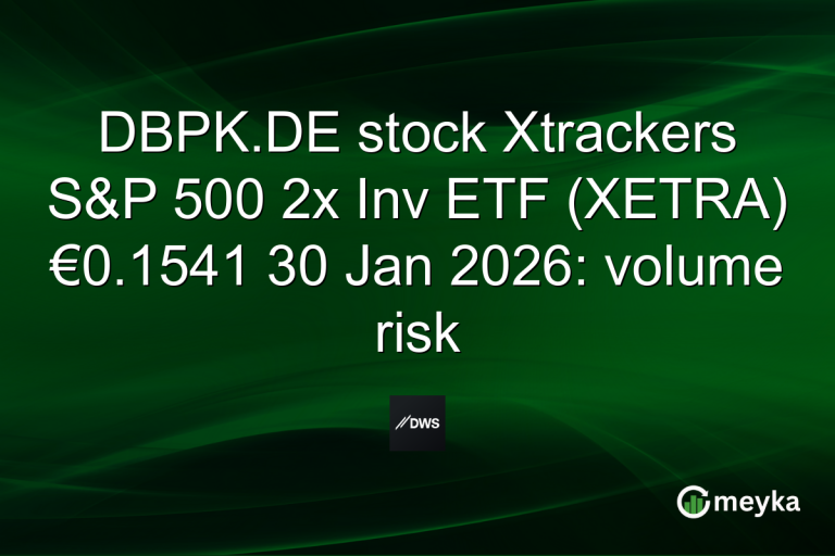 DBPK.DE stock Xtrackers S&P 500 2x Inv ETF (XETRA) €0.1541 30 Jan 2026: volume risk