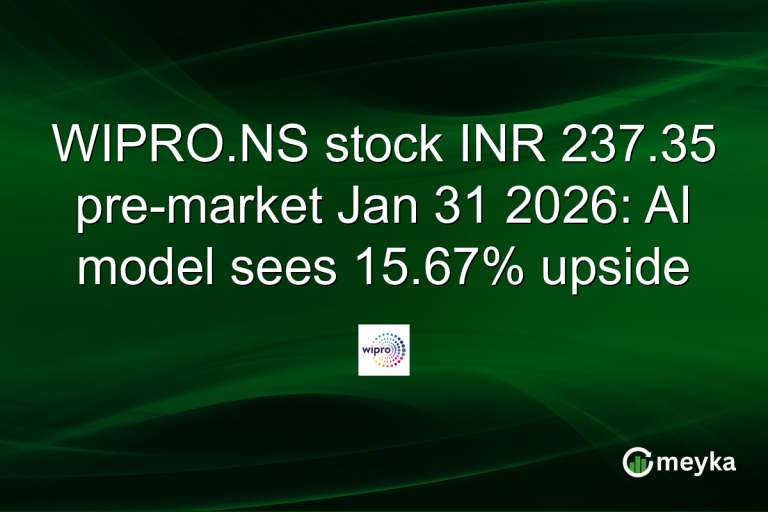 WIPRO.NS stock INR 237.35 pre-market Jan 31 2026: AI model sees 15.67% upside