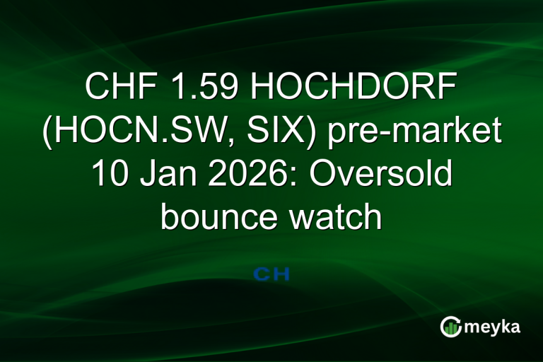 CHF 1.59 HOCHDORF (HOCN.SW, SIX) pre-market 10 Jan 2026: Oversold bounce watch