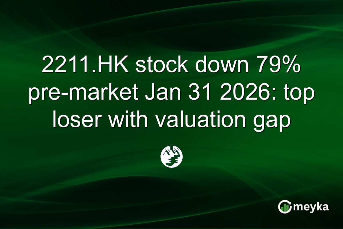 2211.HK stock down 79% pre-market Jan 31 2026: top loser with valuation gap