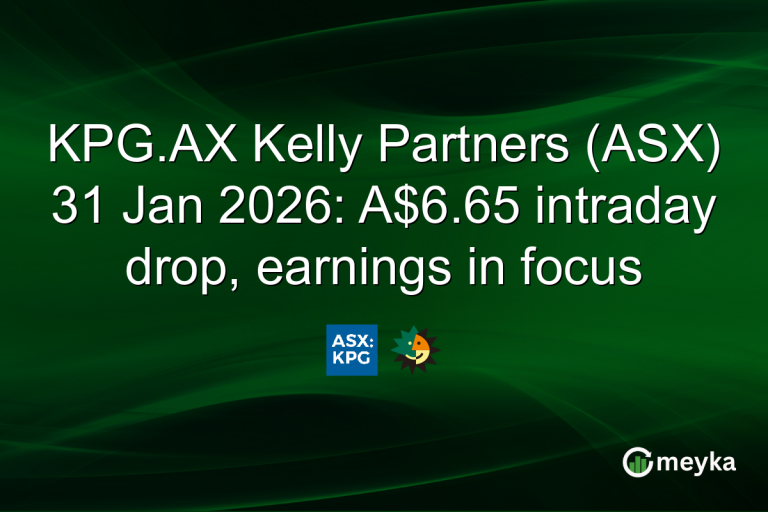 KPG.AX Kelly Partners (ASX) 31 Jan 2026: A$6.65 intraday drop, earnings in focus