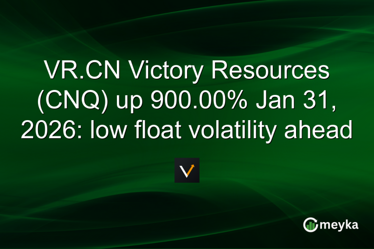 VR.CN Victory Resources (CNQ) up 900.00% Jan 31, 2026: low float volatility ahead
