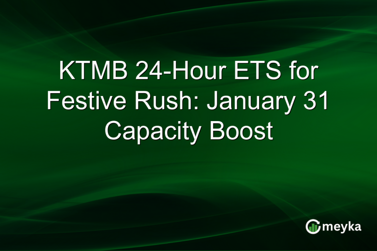 KTMB 24-Hour ETS for Festive Rush: January 31 Capacity Boost