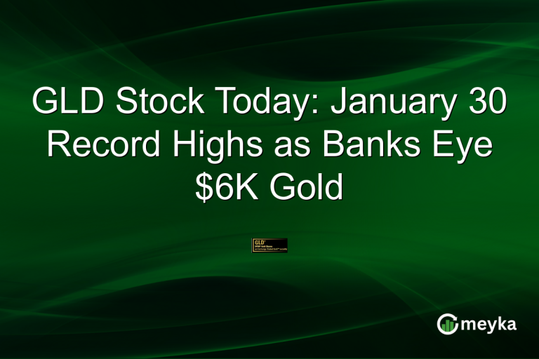 GLD Stock Today: January 30 Record Highs as Banks Eye $6K Gold