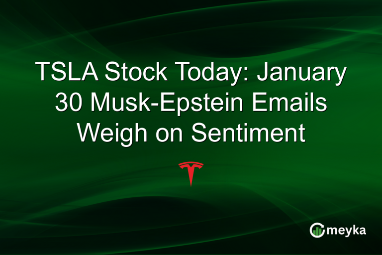 TSLA Stock Today: January 30 Musk-Epstein Emails Weigh on Sentiment