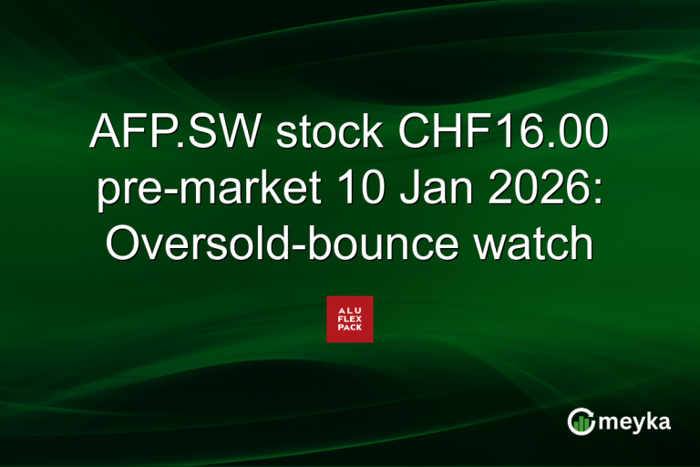 AFP.SW stock CHF16.00 pre-market 10 Jan 2026: Oversold-bounce watch