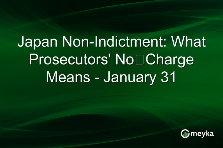 Japan Non-Indictment: What Prosecutors' No‑Charge Means - January 31
