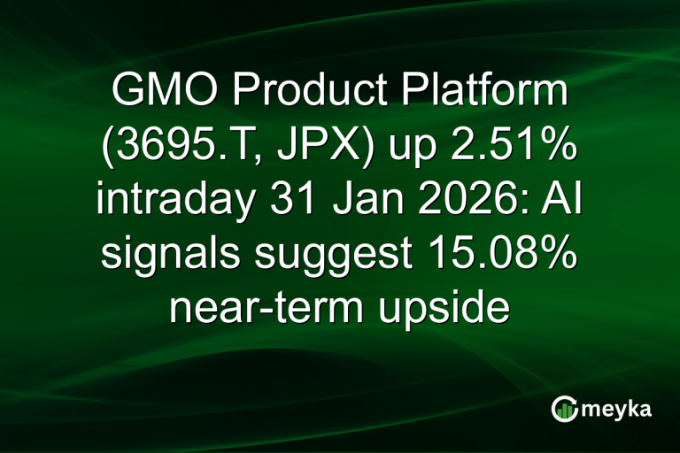 GMO Product Platform (3695.T, JPX) up 2.51% intraday 31 Jan 2026: AI signals suggest 15.08% near-term upside