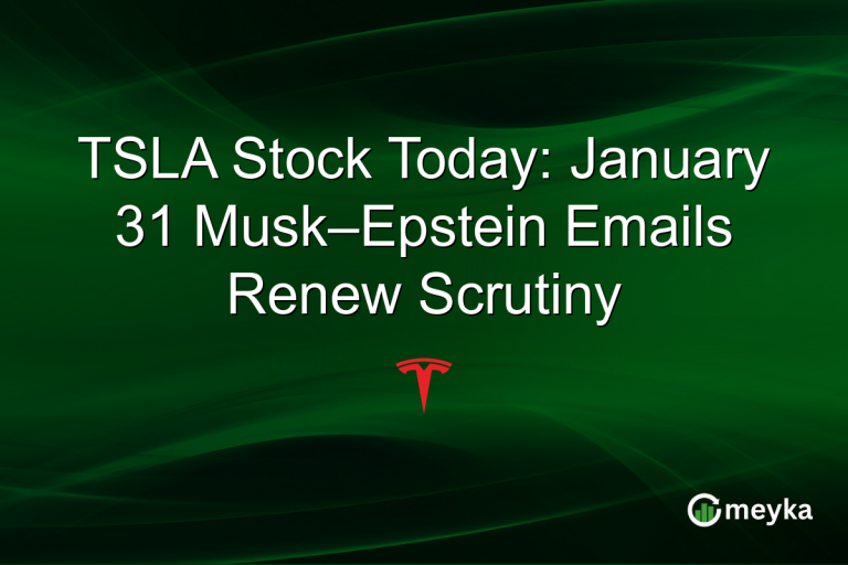 TSLA Stock Today: January 31 Musk–Epstein Emails Renew Scrutiny
