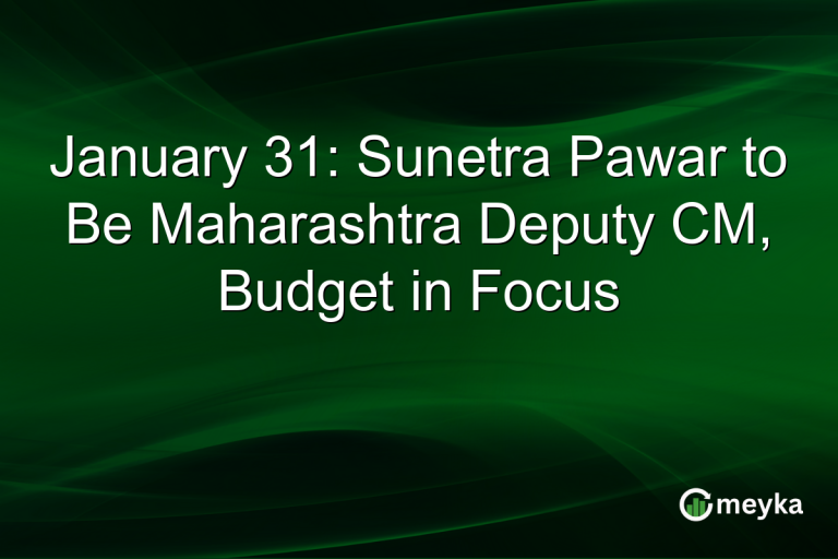 January 31: Sunetra Pawar to Be Maharashtra Deputy CM, Budget in Focus