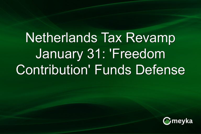 Netherlands Tax Revamp January 31: 'Freedom Contribution' Funds Defense