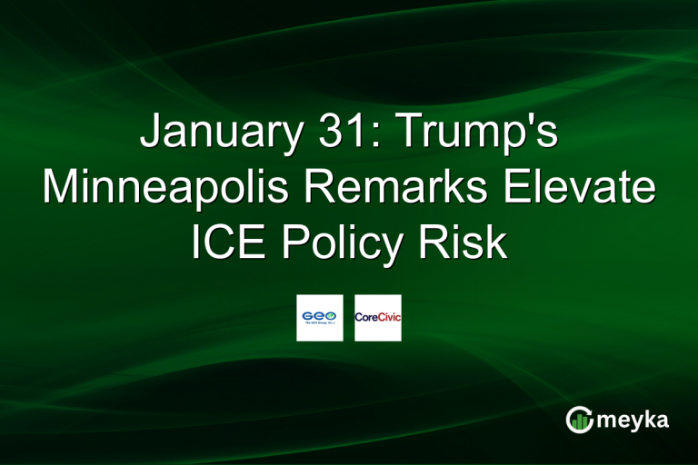 January 31: Trump's Minneapolis Remarks Elevate ICE Policy Risk