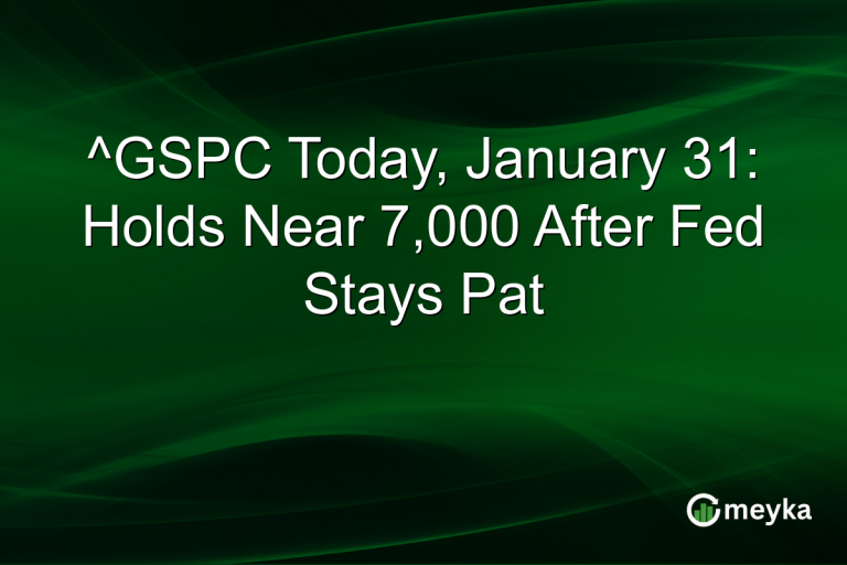 ^GSPC Today, January 31: Holds Near 7,000 After Fed Stays Pat