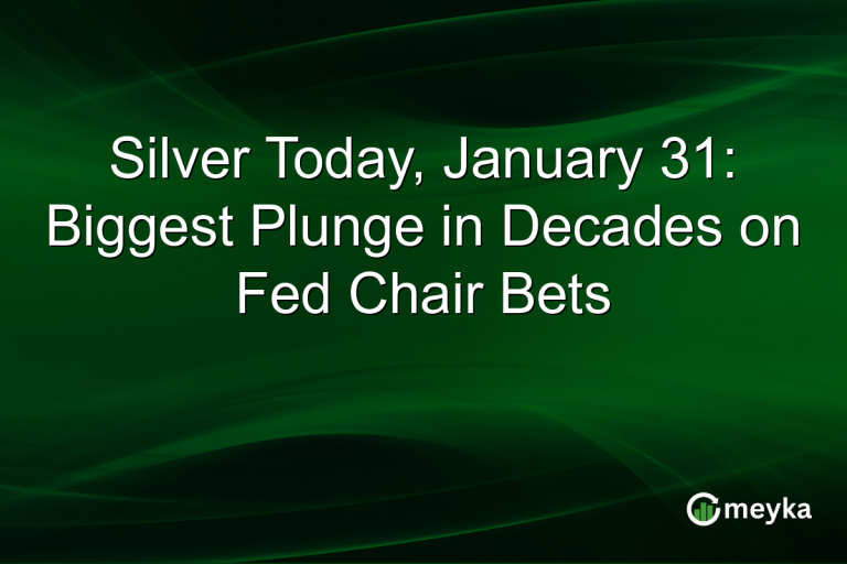 Silver Today, January 31: Biggest Plunge in Decades on Fed Chair Bets