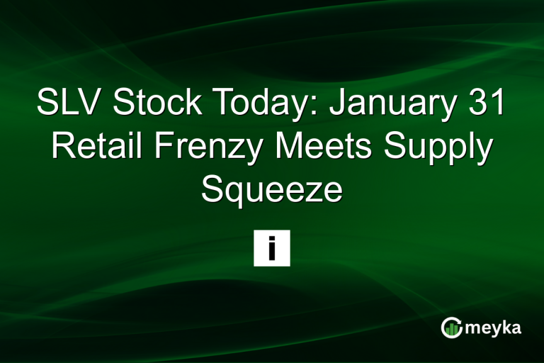 SLV Stock Today: January 31 Retail Frenzy Meets Supply Squeeze