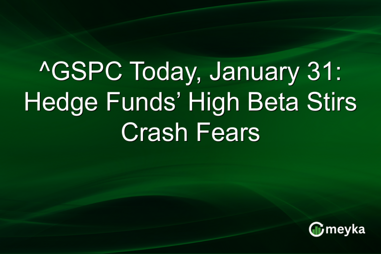 ^GSPC Today, January 31: Hedge Funds’ High Beta Stirs Crash Fears