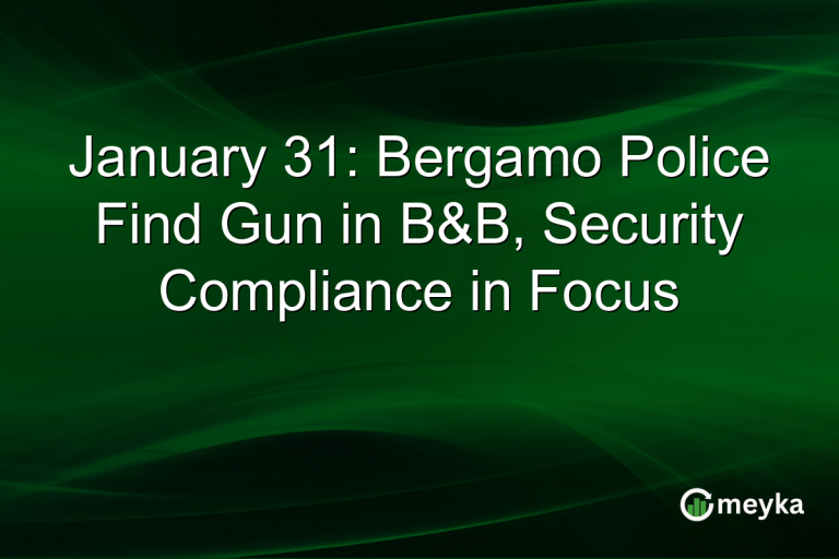 January 31: Bergamo Police Find Gun in B&B, Security Compliance in Focus
