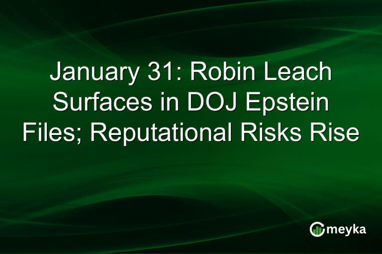 January 31: Robin Leach Surfaces in DOJ Epstein Files; Reputational Risks Rise