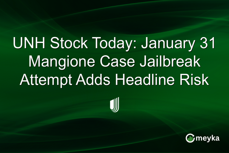 UNH Stock Today: January 31 Mangione Case Jailbreak Attempt Adds Headline Risk