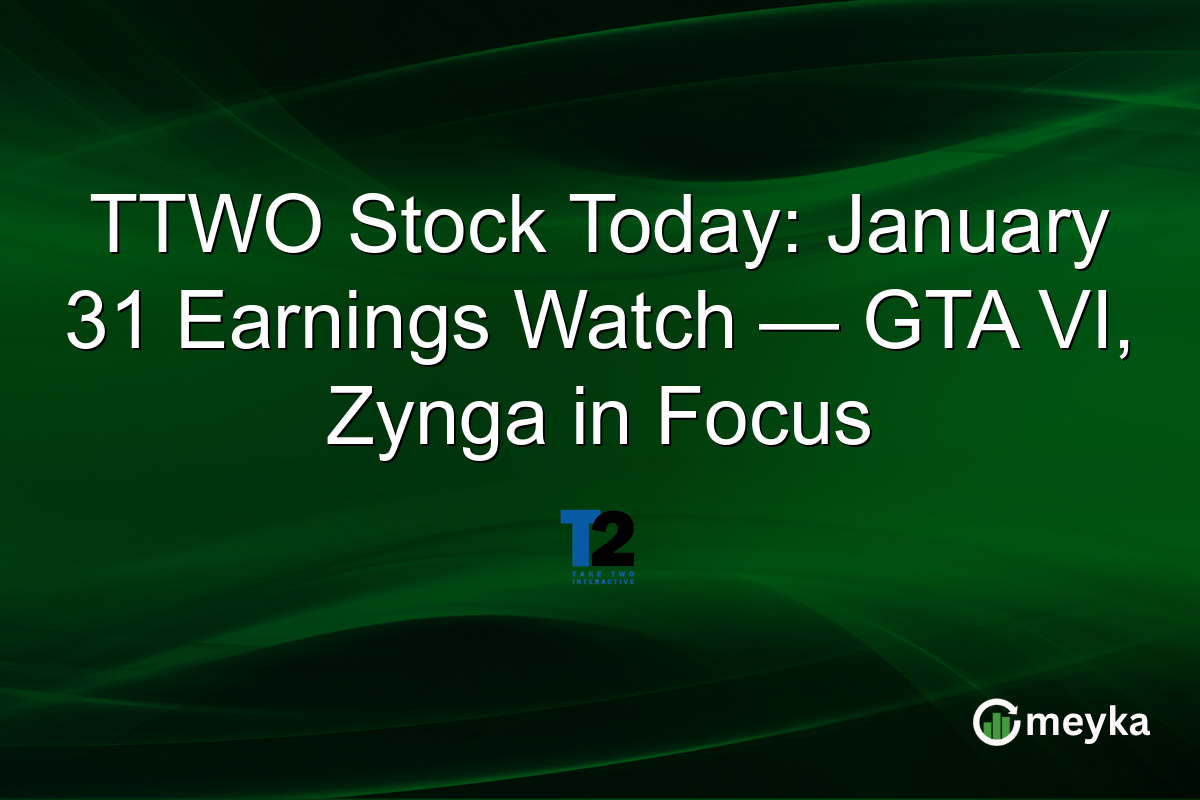 TTWO Stock Today: January 31 Earnings Watch — GTA VI, Zynga in Focus
