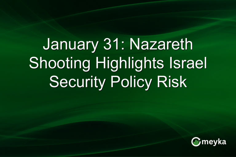 January 31: Nazareth Shooting Highlights Israel Security Policy Risk