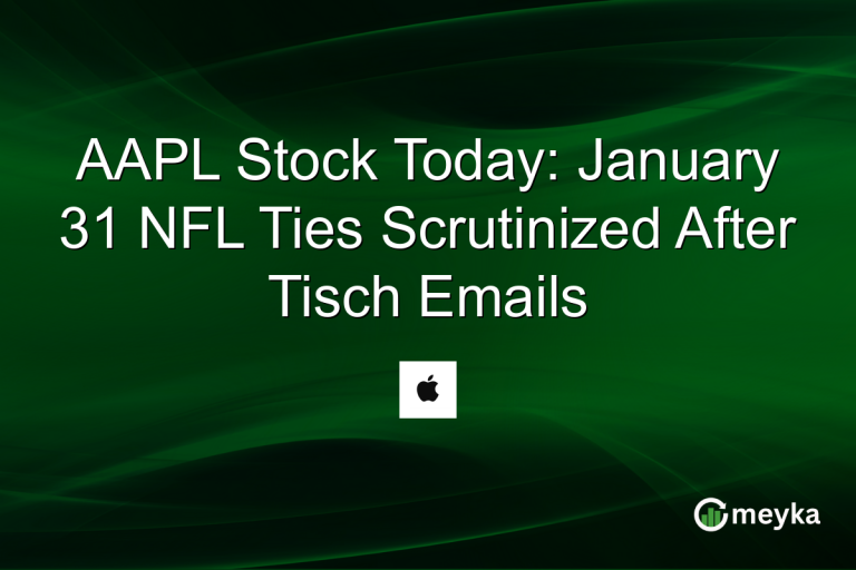 AAPL Stock Today: January 31 NFL Ties Scrutinized After Tisch Emails