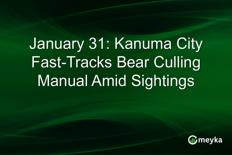 January 31: Kanuma City Fast-Tracks Bear Culling Manual Amid Sightings