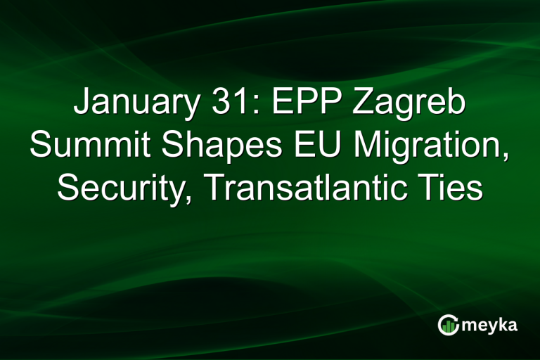 January 31: EPP Zagreb Summit Shapes EU Migration, Security, Transatlantic Ties