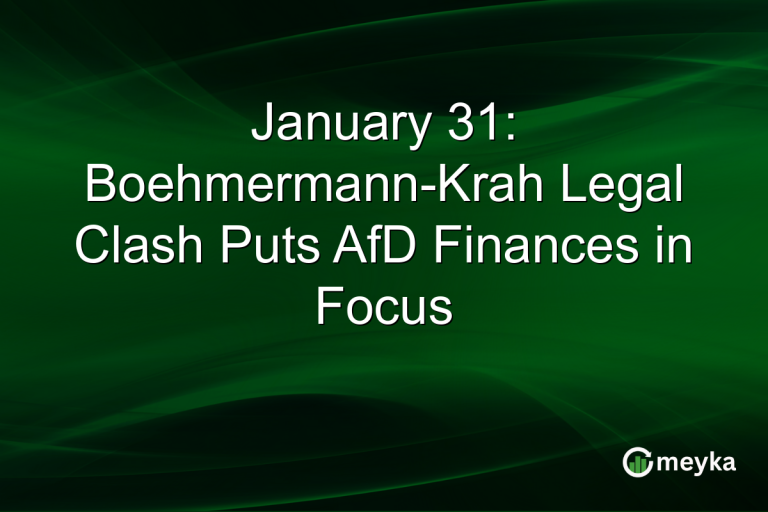 January 31: Boehmermann-Krah Legal Clash Puts AfD Finances in Focus