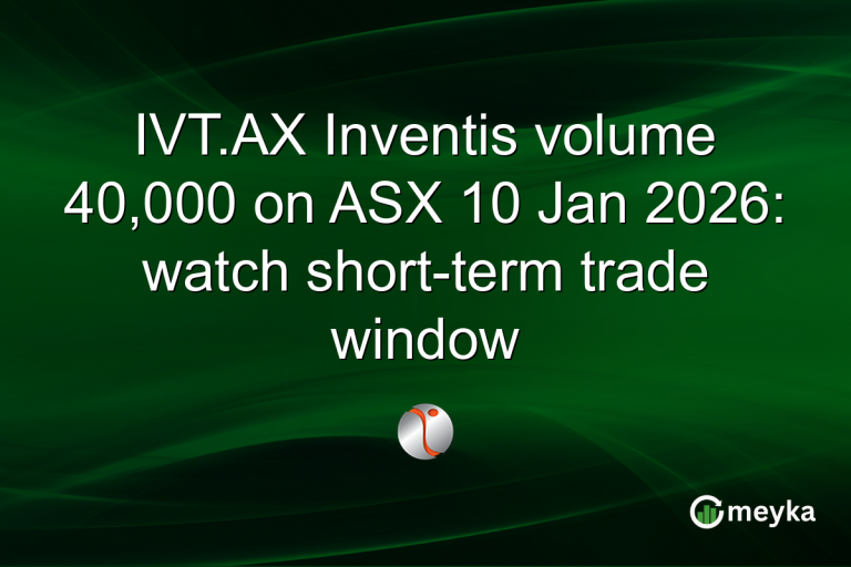 IVT.AX Inventis volume 40,000 on ASX 10 Jan 2026: watch short-term trade window