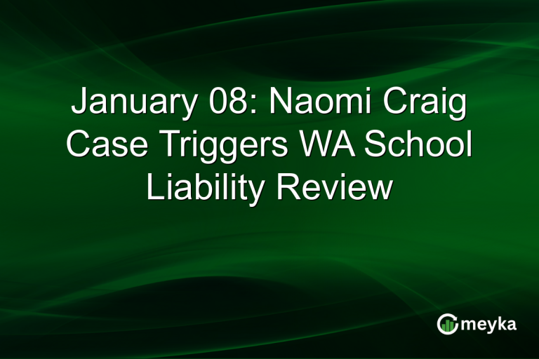 January 08: Naomi Craig Case Triggers WA School Liability Review