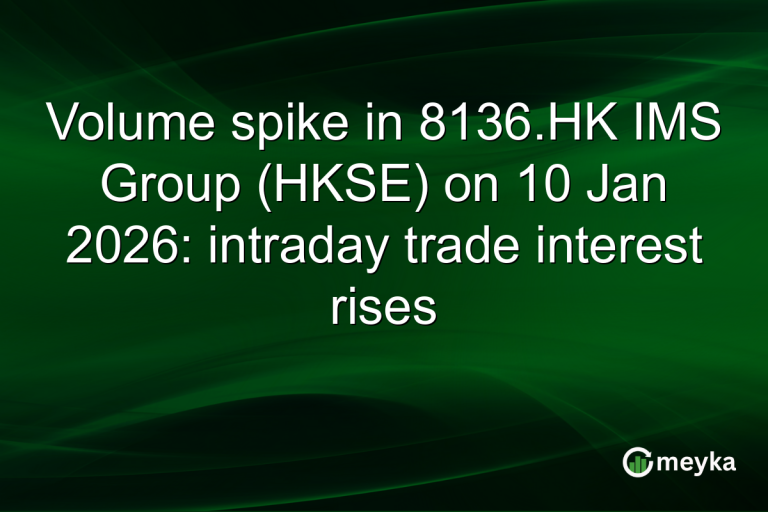 Volume spike in 8136.HK IMS Group (HKSE) on 10 Jan 2026: intraday trade interest rises