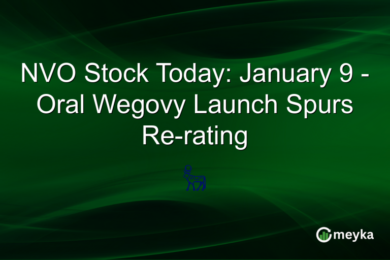 NVO Stock Today: January 9 - Oral Wegovy Launch Spurs Re-rating