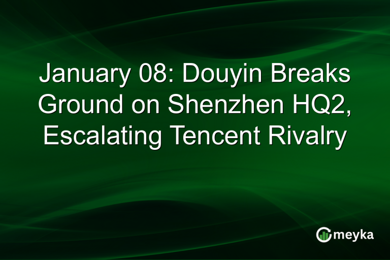 January 08: Douyin Breaks Ground on Shenzhen HQ2, Escalating Tencent Rivalry