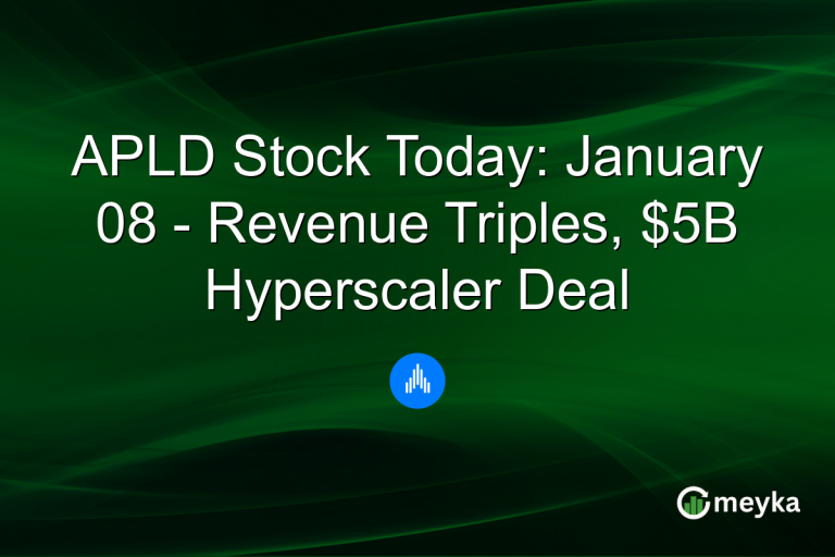 APLD Stock Today: January 08 - Revenue Triples, $5B Hyperscaler Deal