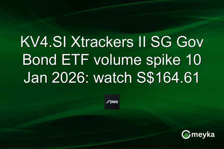 KV4.SI Xtrackers II SG Gov Bond ETF volume spike 10 Jan 2026: watch S$164.61