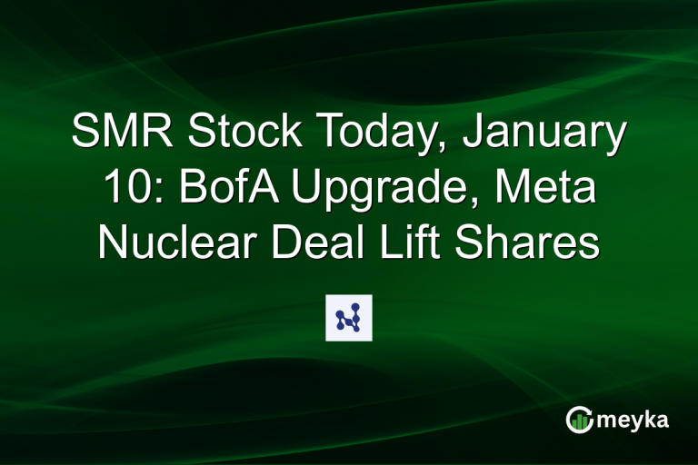 SMR Stock Today, January 10: BofA Upgrade, Meta Nuclear Deal Lift Shares