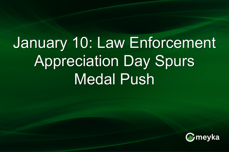 January 10: Law Enforcement Appreciation Day Spurs Medal Push