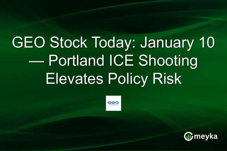 GEO Stock Today: January 10 — Portland ICE Shooting Elevates Policy Risk