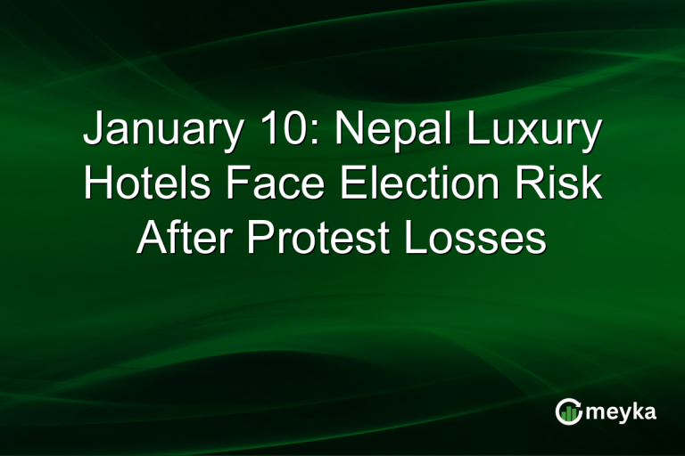 January 10: Nepal Luxury Hotels Face Election Risk After Protest Losses