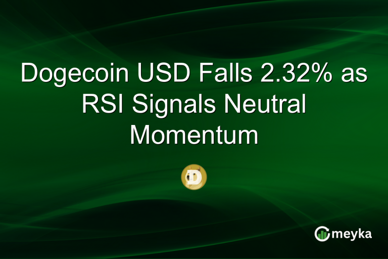 Dogecoin USD Falls 2.32% as RSI Signals Neutral Momentum