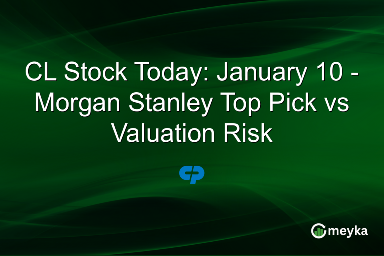 CL Stock Today: January 10 - Morgan Stanley Top Pick vs Valuation Risk