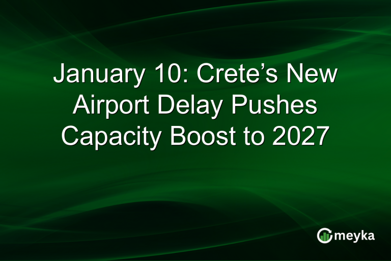 January 10: Crete’s New Airport Delay Pushes Capacity Boost to 2027